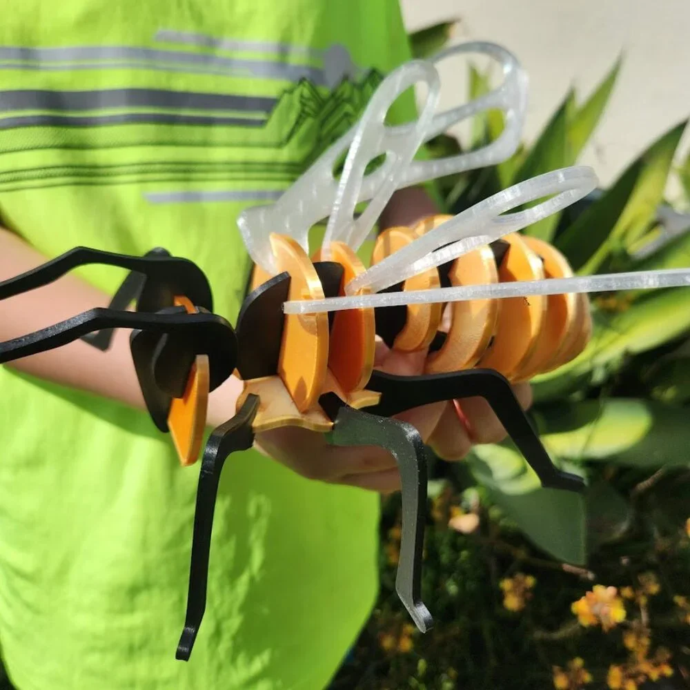 Bee Model Honeybee 3D Puzzle Honey Bees Classroom Science STEM Craft Insect Bugs